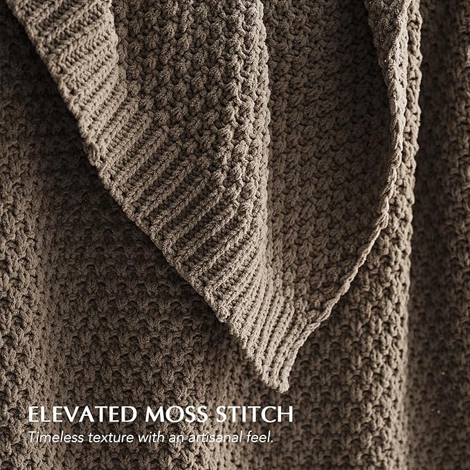 EVERGRACEHOME Chunky Chenille Knit Throw Blanket - Image 3