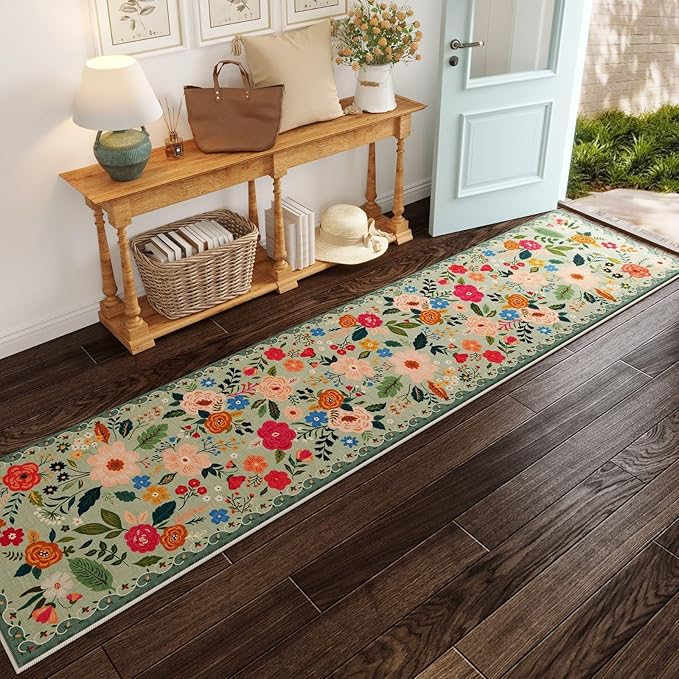 Rugcomf Washable Kitchen Runner 2'7"x12' by Rugcomf
