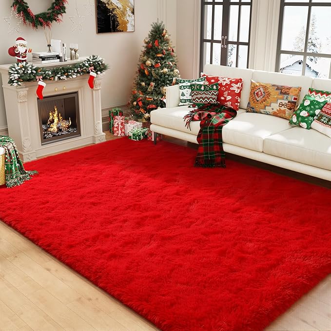 Amearea Premium Soft Area Rug 4x5.3 Feet, Modern Fluffy Rugs by AmeareaDirect