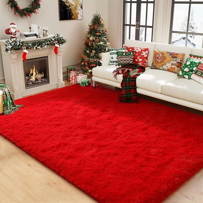 Amearea Premium Soft Fluffy Rug Modern Shag Carpet, 9x12 Feet, Fuzzy Shaggy Rugs - Image 8