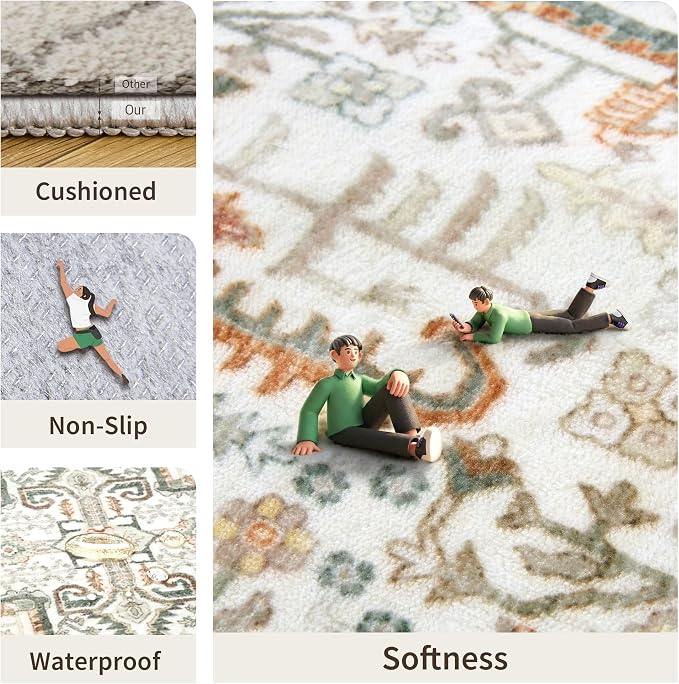 Hallway Washable Runner Rug 2x12 - Image 5