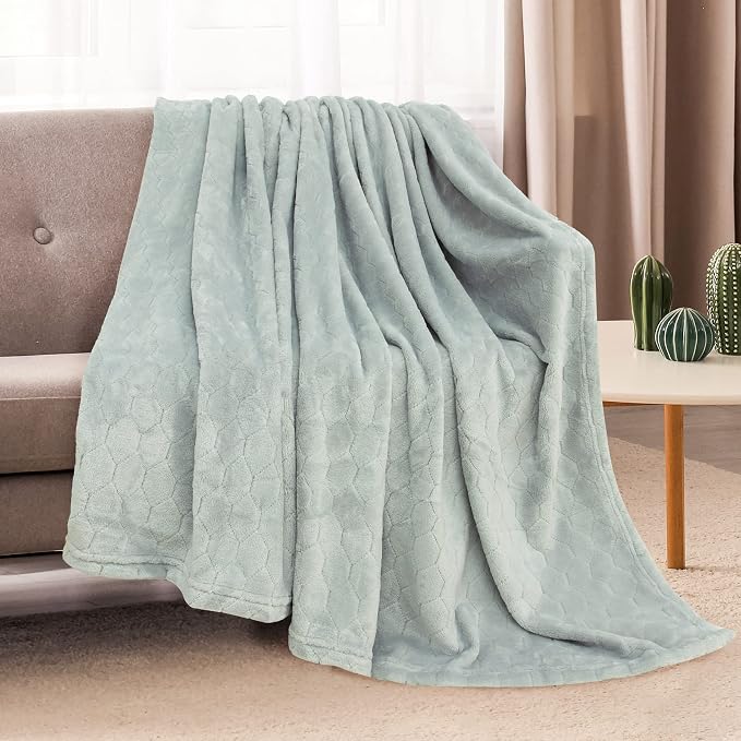 TOONOW Fleece Blanket Super Soft Cozy Throw Blanket 50" x 60", Lightweight - Image 2