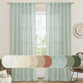 LAMIT Living Room Linen Curtains 95 Inch by LAMIT