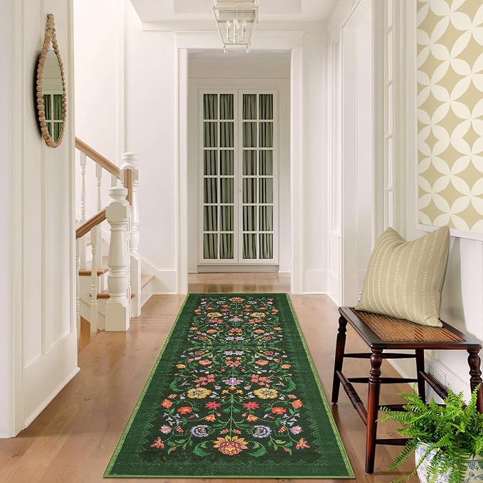 GarveeHome Floral Rug 2.5x10 Runners - Image 8