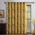 Topfinel Sliding Door Patio Floral Curtains & Drapes by Topfinel