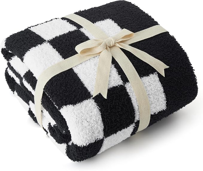 Bedsure GentleSoft Checkered Twin Blanket - Image 9