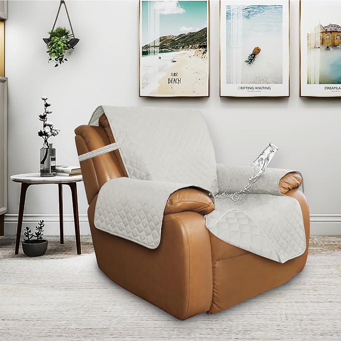 ISSUNTEX Double Protection 100% Waterproof Recliner Covers - Image 2