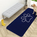 OLANLY Dog Door Mat for Muddy Paws 59x24, Paw Print Design, Absorbs Moisture by OLANLY