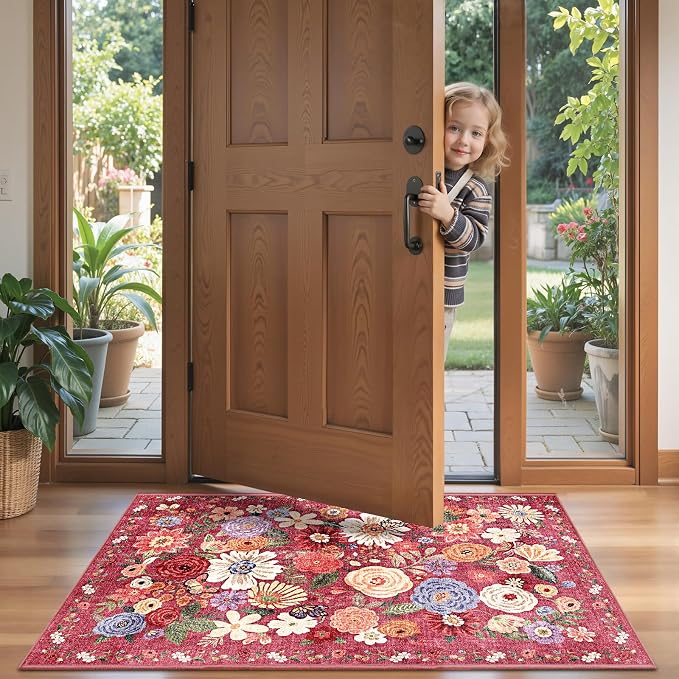 2x5 Entryway Runner Rugs, Non Slip Washable Rugs - Image 5
