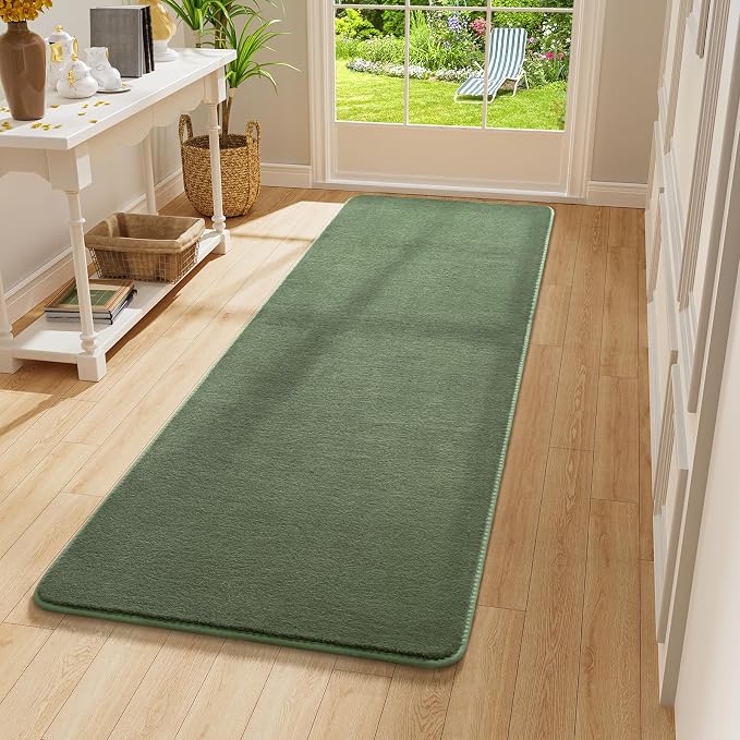 Amearea Modern Soft Hallway Runner Rug, 2x6 Fluffy Bedroom Bedside Rugs - Image 8