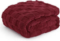 Bedsure GentleSoft Red Throw Blanket by BEDSURE