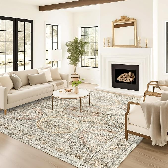 Washable Area Rug 8x10, Large Soft Rugs - Image 9