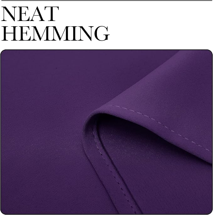 NICETOWN RV Blackout Curtains for Camper Windows, Royal Purple, Kitchen Curtains - Image 6