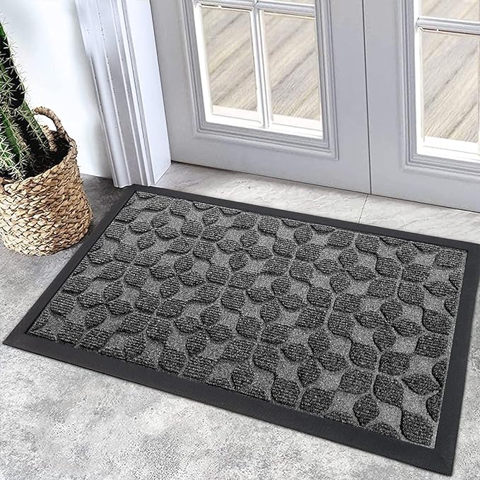 Bulijojo Sturdy Front Entrance Doormats, Durable Heavy Duty Welcome Mat by ShowYourStyle