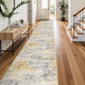 3x20 Washable Kitchen Runner Rug: Modern Abstract Runners by Ksrau
