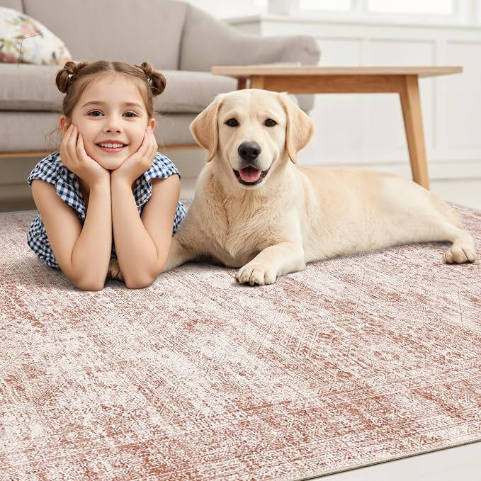 Washable Area Rug 8x10, Large Soft Rugs - Image 8