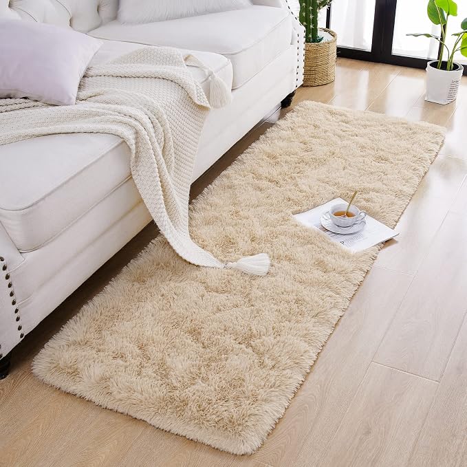 Chicrug Soft Runner Rugs for Bedroom Living Room Plush Fluffy Rug 3x10 Feet - Image 3