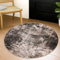 IOHOUZE Round Area Rug 3 Ft Circle Entryway Rugs Round Washable Door Mat Indoor by iOhouze