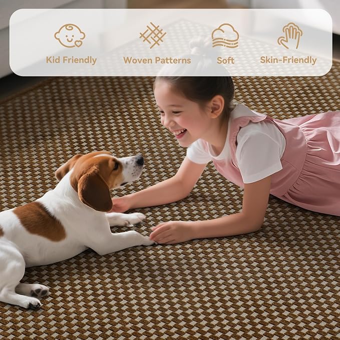 YDKGL 2x6 ft Kitchen Runner Rugs Mat Non Slip Woven Runners - Image 4