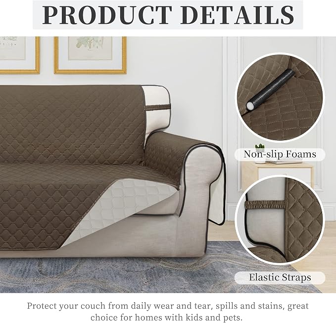 ISSUNTEX Double Protection 100% Waterproof Loveseat Sofa Covers - Image 5