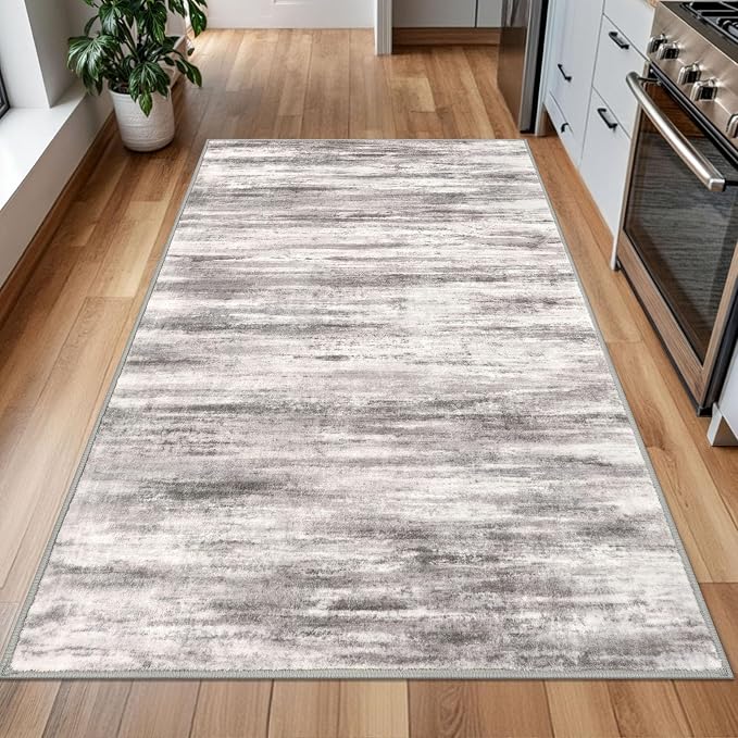 KOZYFLY 4x6 Area Rug Modern Abstract Washable Large Rugs - Image 4