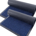 OLANLY 2-Pack Front Door Mats 59x23, Waterproof Heavy-Duty Doormats | Blue by OLANLY