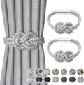 NICEEC 2 Pack Mini Magnetic Curtain Tiebacks Nordic Simple Style Drape Tie by NICEEC