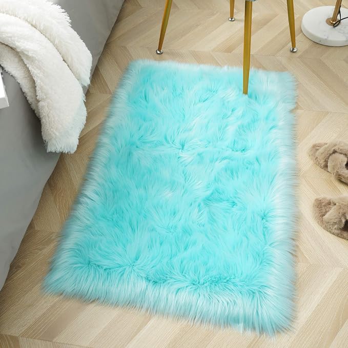 LOCHAS Soft Fluffy Faux Fur Rugs - Image 5