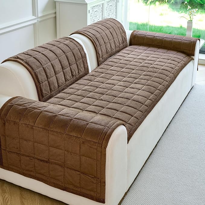 Couch Covers for Dogs Washable, Non Slip Couch Covers for Loveseat Sofa Pet by PJLZJFBY