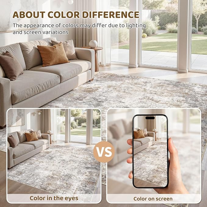 UERMEI 6x9 Area Rug Living Room Rugs - Image 5