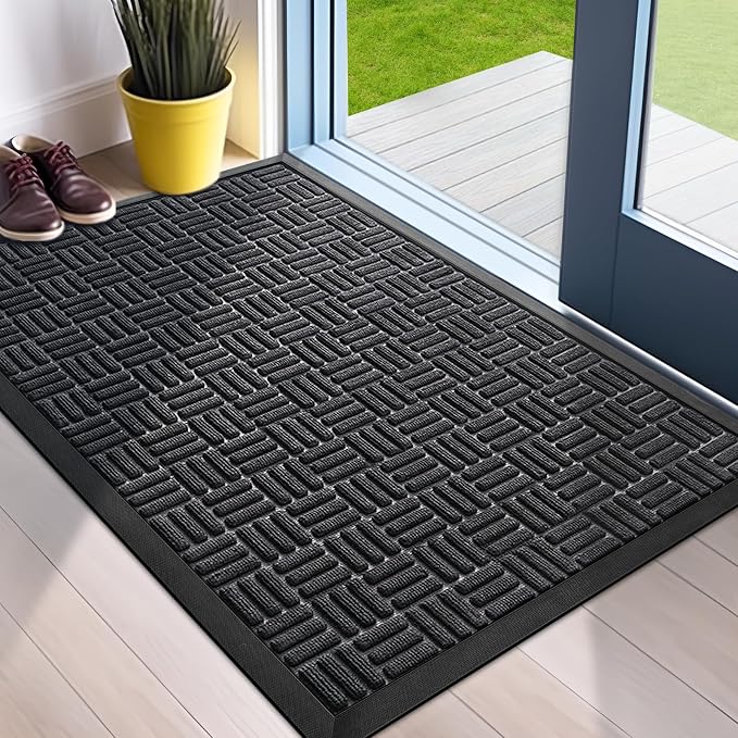 Mibao Front Door Mat, Heavy Duty Durable Welcome Mat by Mibao