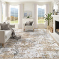 XLUEZ 8x10 Area Rugs for Living Room, Washable Modern Abstract Large Area Rug by XLUEZ