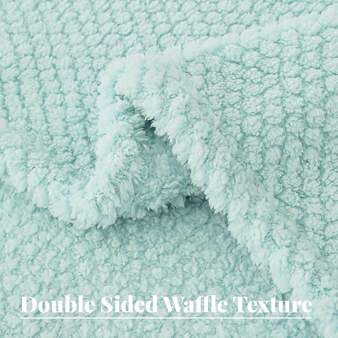 Whale Flotilla King Size Fuzzy Fleece Blanket - Image 6