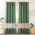 NICETOWN Thick Linen Curtains & Drapes Semi Sheer by NICETOWN