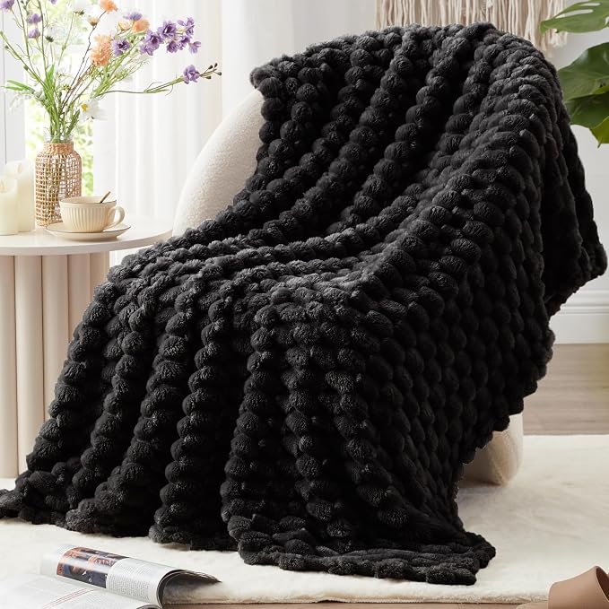 EXQ Home Fleece Throw Blanket for Couch and Bed, 3D Imitation Large Turtle by EXQHomeTexitleCoLtd