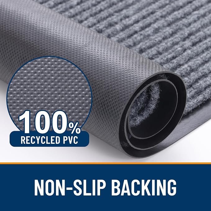 OLANLY Front Door Mat 47x23, Waterproof Heavy-Duty Indoor Outdoor Doormat | - Image 3