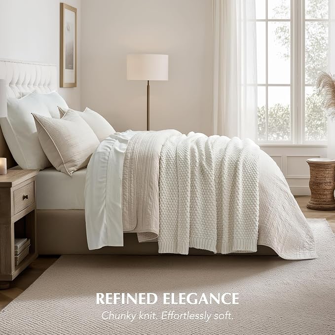 EVERGRACEHOME Chunky Chenille Knit Throw Blanket - Image 5