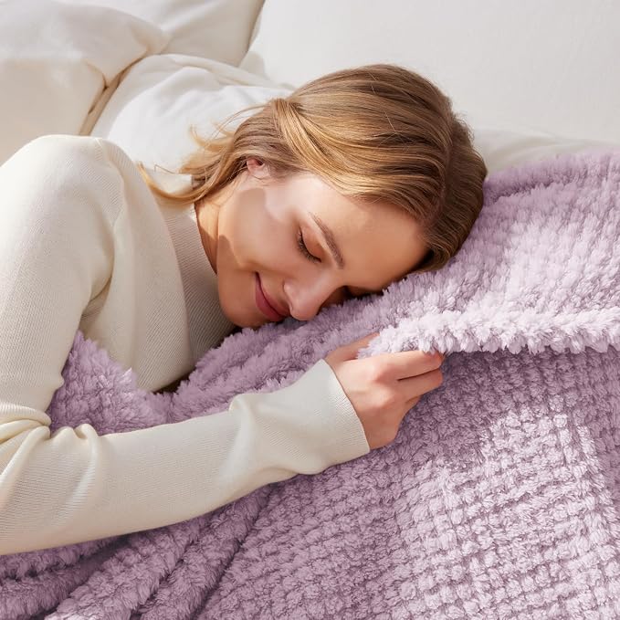 Whale Flotilla Queen Size Fuzzy Fleece Blanket - Image 2