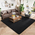 Amearea 6x6 Square Area Rugs for Bedroom Living Room, Modern Black Thickened by AmeareaDirect