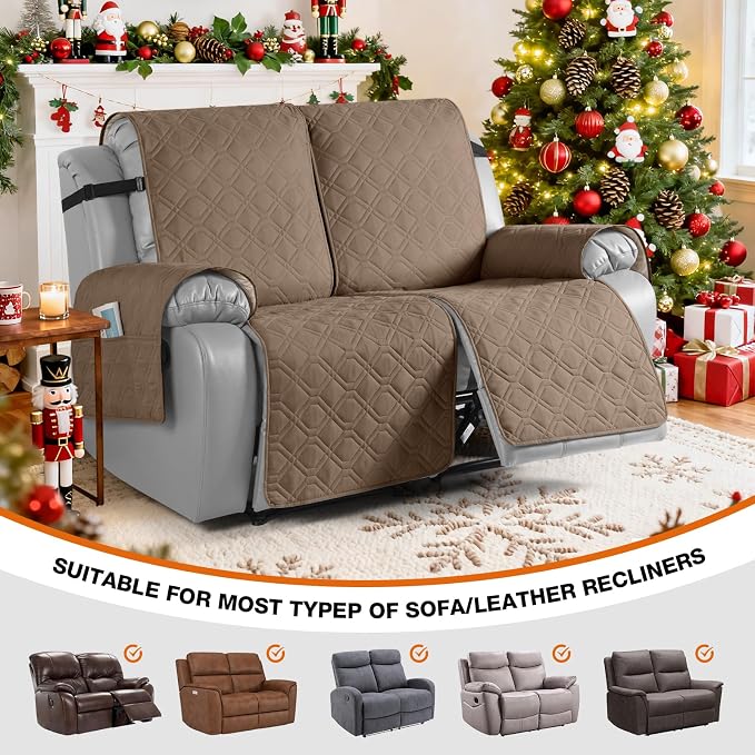 VANSOFY Waterproof Recliner Couch Covers, Sofa Covers 1-Piece Washable - Image 4