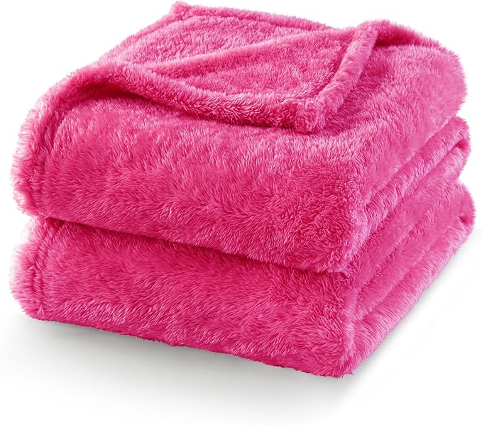 Exclusivo Mezcla Plush Fuzzy Fleece Bed Blanket King Size, Super Soft, Fluffy - Image 4