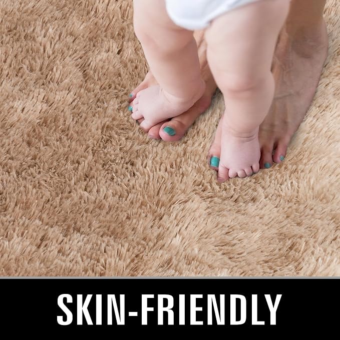 TWINNIS Super Soft Shaggy Rugs Fluffy Carpets, 5x8 Feet, Indoor Modern Plush - Image 3