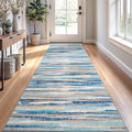 Lansny Modern Abstract Runner Rug 2.6x10 by lansny