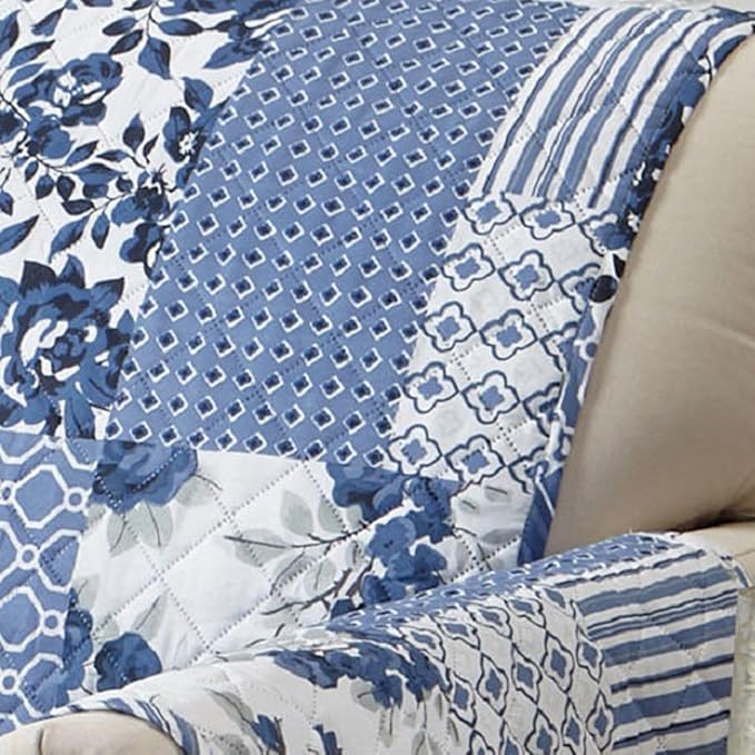 Great Bay Home Reversible Patchwork Sofa Cover - Image 6