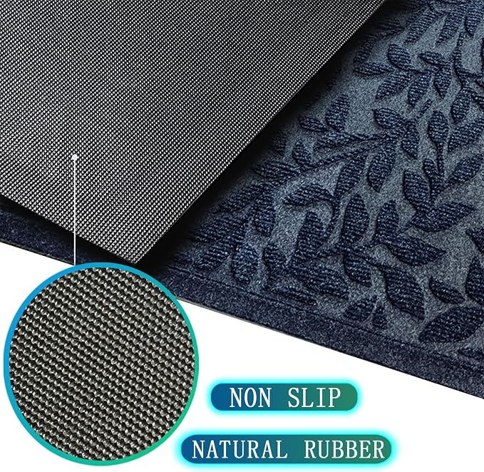 Bulijojo Sturdy Front Entrance Doormats, Durable Heavy Duty Welcome Mat - Image 2