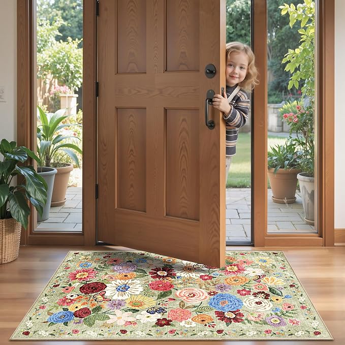 2x5 Entryway Runner Rugs, Non Slip Washable Rugs - Image 5