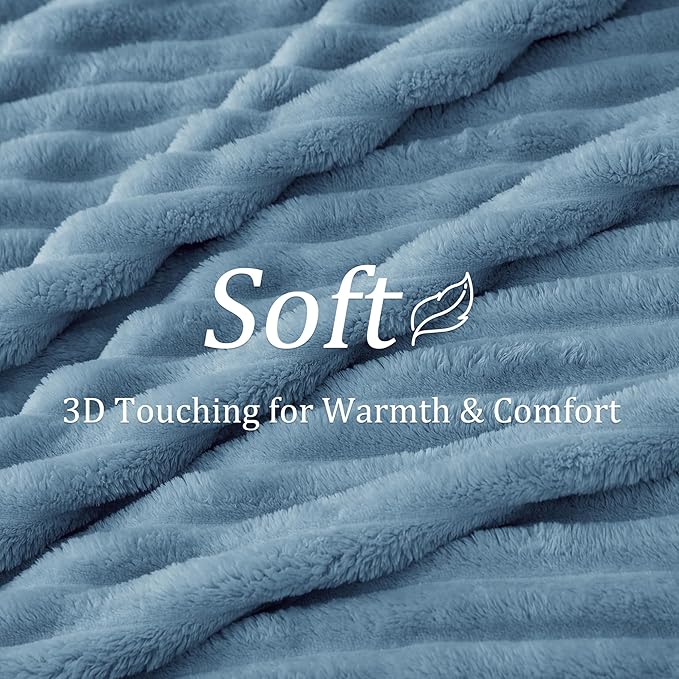 BEDELITE Twin Blanket for Couch & Bed, 300GSM Soft & Warm Fleece Blanket - Image 4