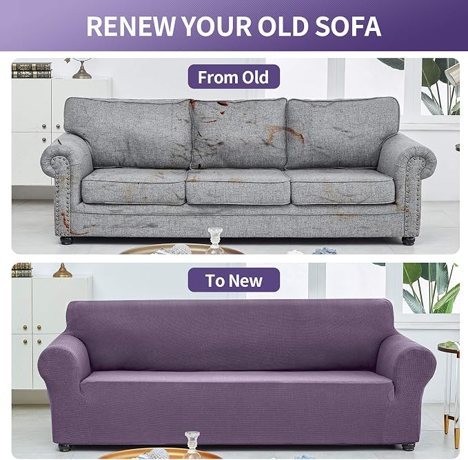 Joccun Stretch Couch Cover Slipcovers, 1-Piece Sofa Covers - Image 6