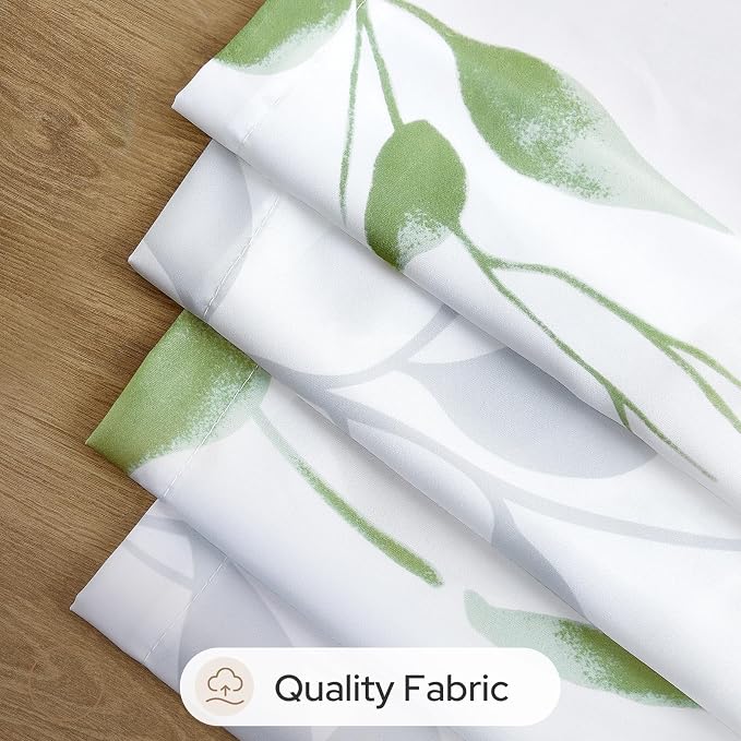 HOMEIDEAS Kitchen Curtains, Short Non-See-Through Privacy 30X24 Inch Length - Image 7