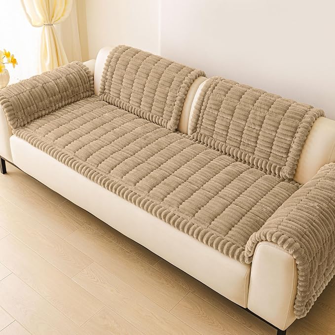 hyha Couch Covers for Dogs Washable, Non Slip Plush Dog Sofa Protectors - Image 9